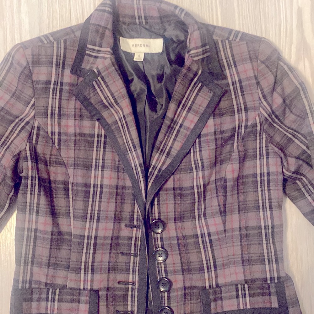Merona plaid jacket - Picture 3 of 6